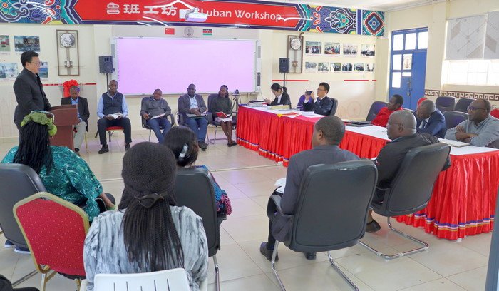 Leaders from The National Association of Vocational Education of China Visit Machakos University Luban Workshop