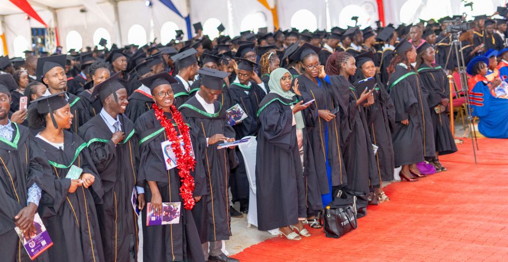 Class of 2023 from Machakos University on their graduation