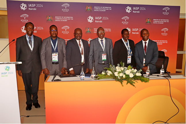 Panelists, among them is Machakos University Vice Chancellor, Prof. Agalo during the Vice- Chancellors Roundtable Session