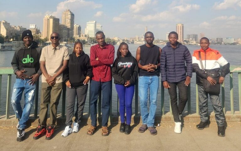 The students in Cairo, Egypt