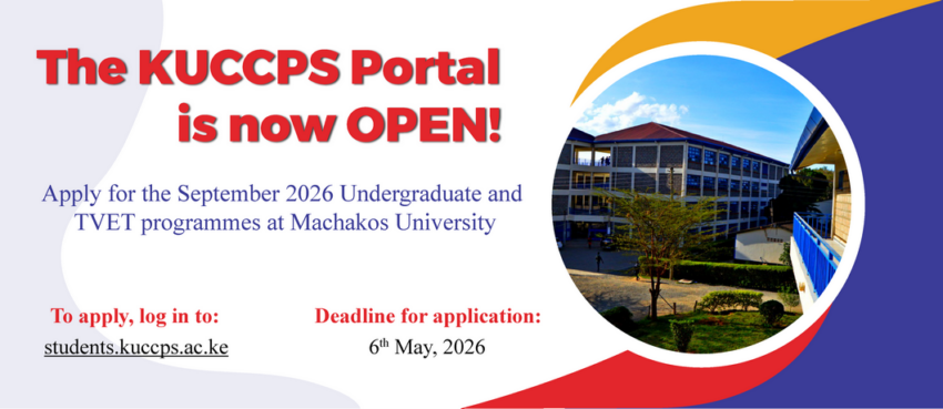 KUCCPS Portal Now Open