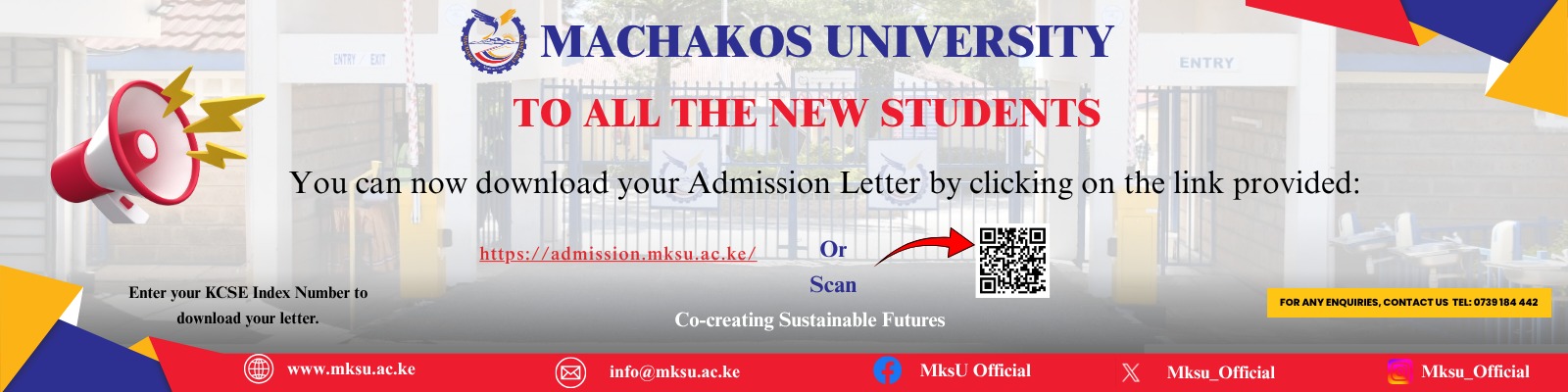 Download Admission Letter
