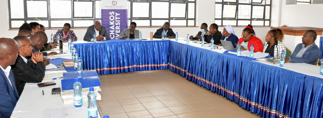 University hosts a delegation from the State Department for Public Works led by the Works Secretary Quantity Surveyor, N. M. Mutua